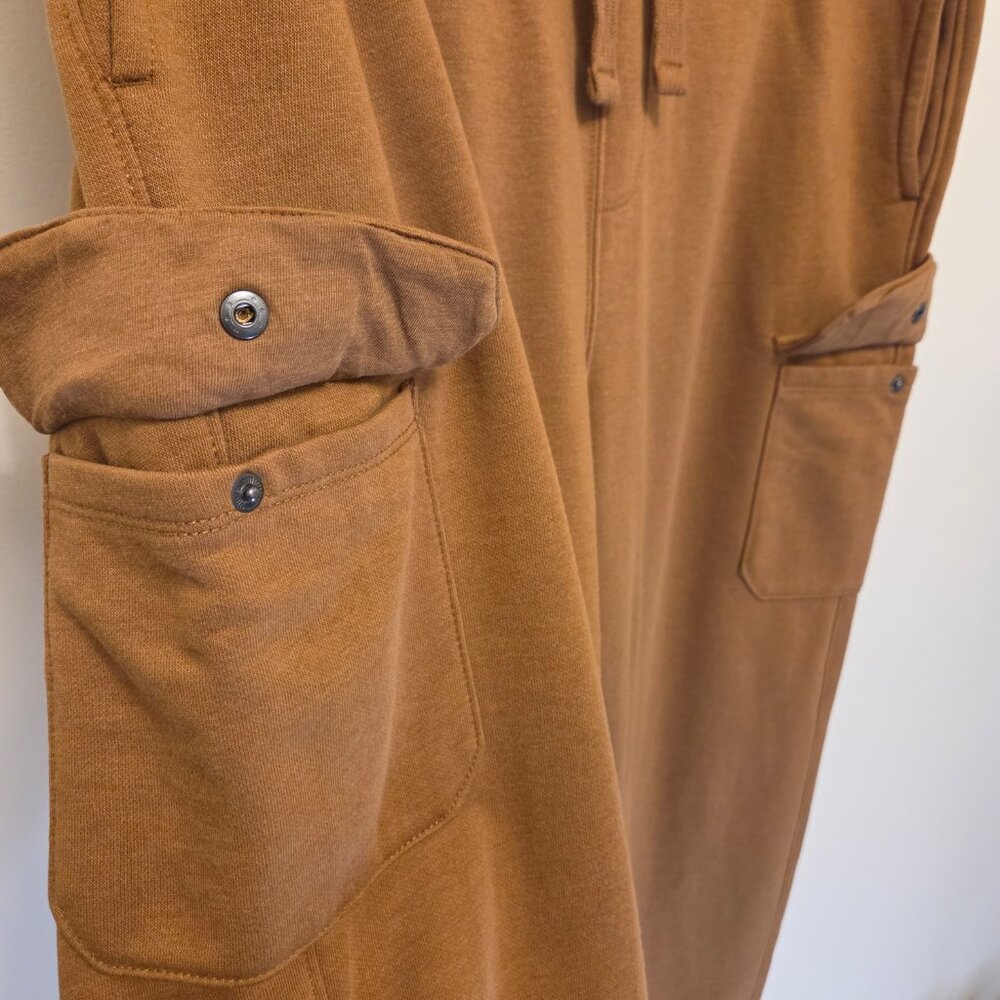 Old Navy Men’s Cargo Jogger Sweatpants Bourbon Tan Brown - XL - Picture 5 of 14